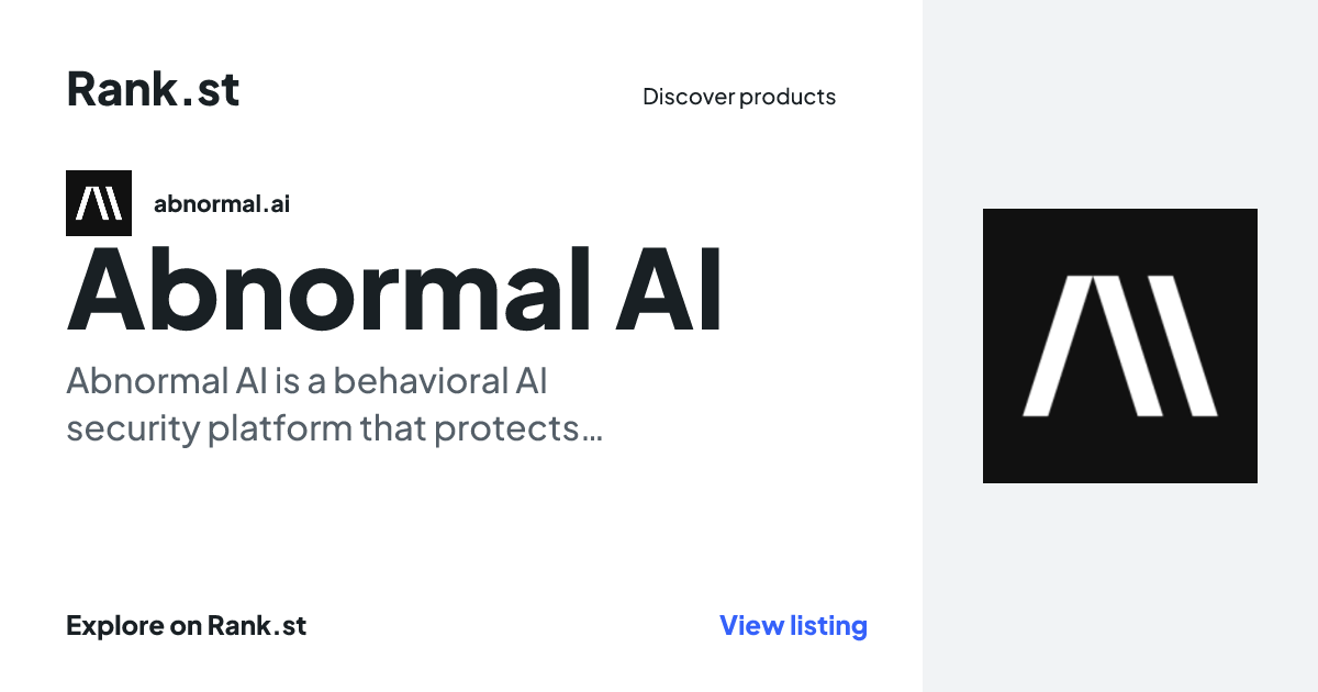 Abnormal AI social card preview