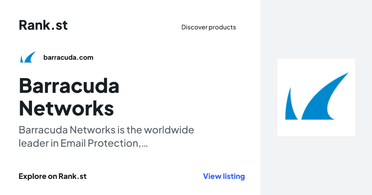 Barracuda Networks social card preview