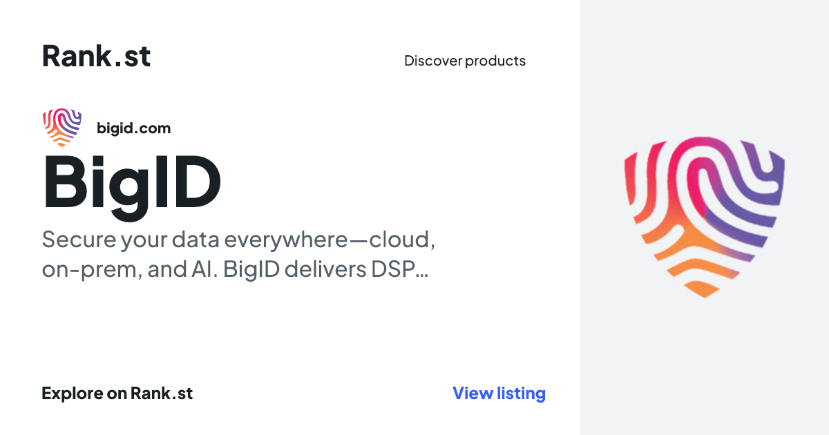 BigID social card preview