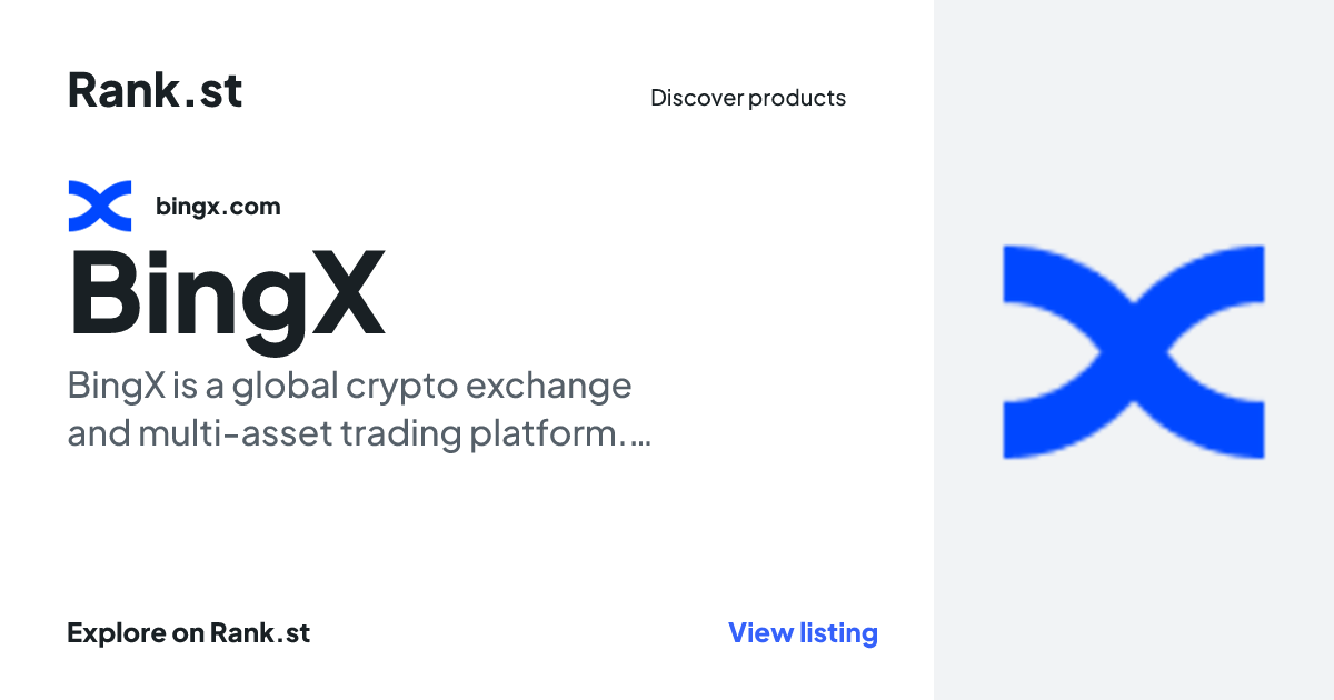 BingX social card preview