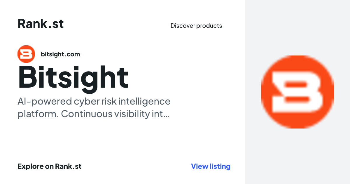 Bitsight social card preview