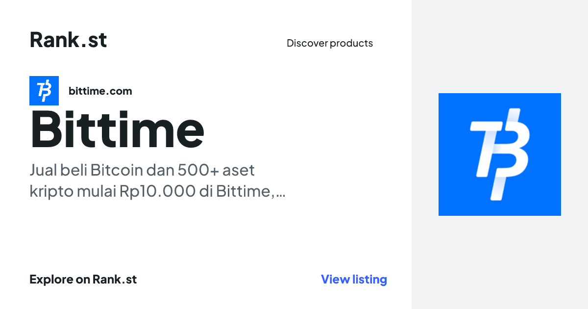 Bittime social card preview