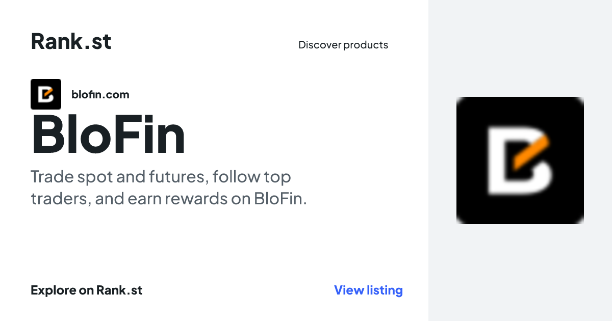BloFin social card preview