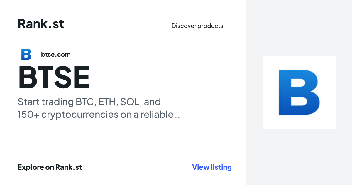 BTSE social card preview