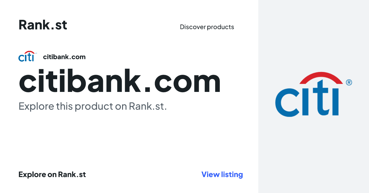 citibank.com social card preview