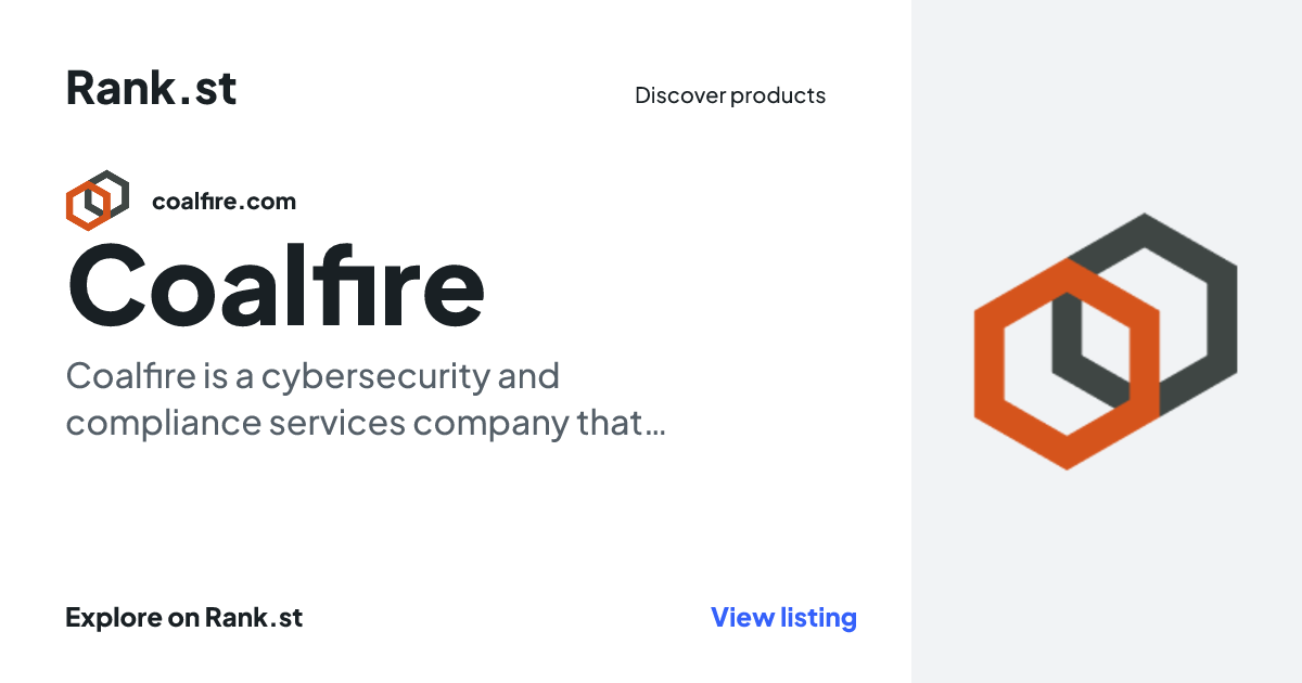 Coalfire social card preview