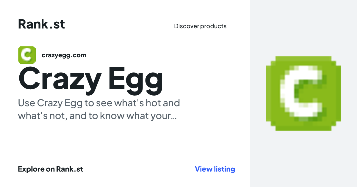 Crazy Egg social card preview