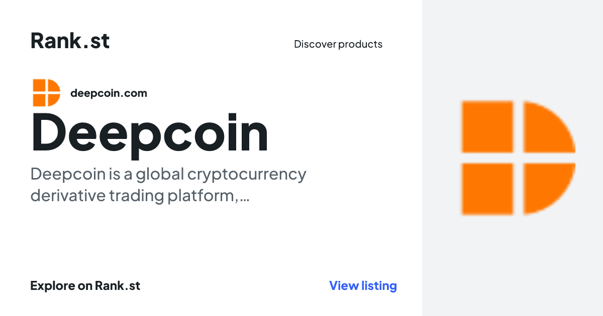 Deepcoin social card preview