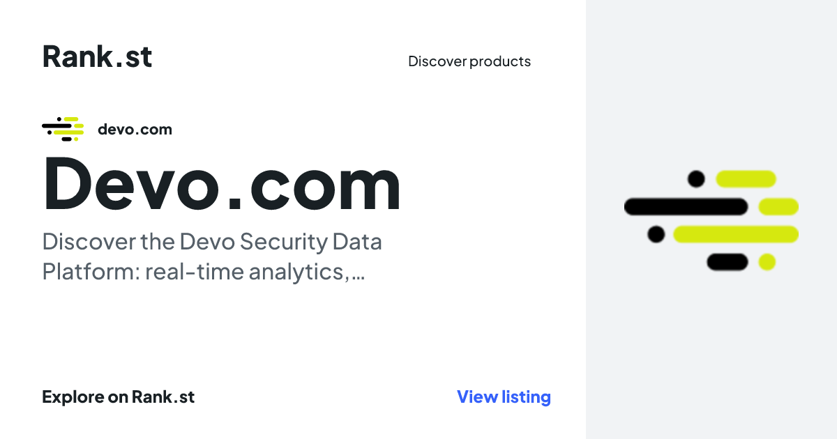 Devo.com social card preview