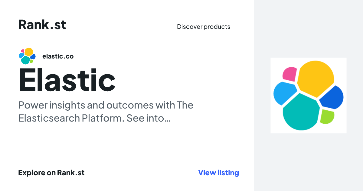 Elastic social card preview