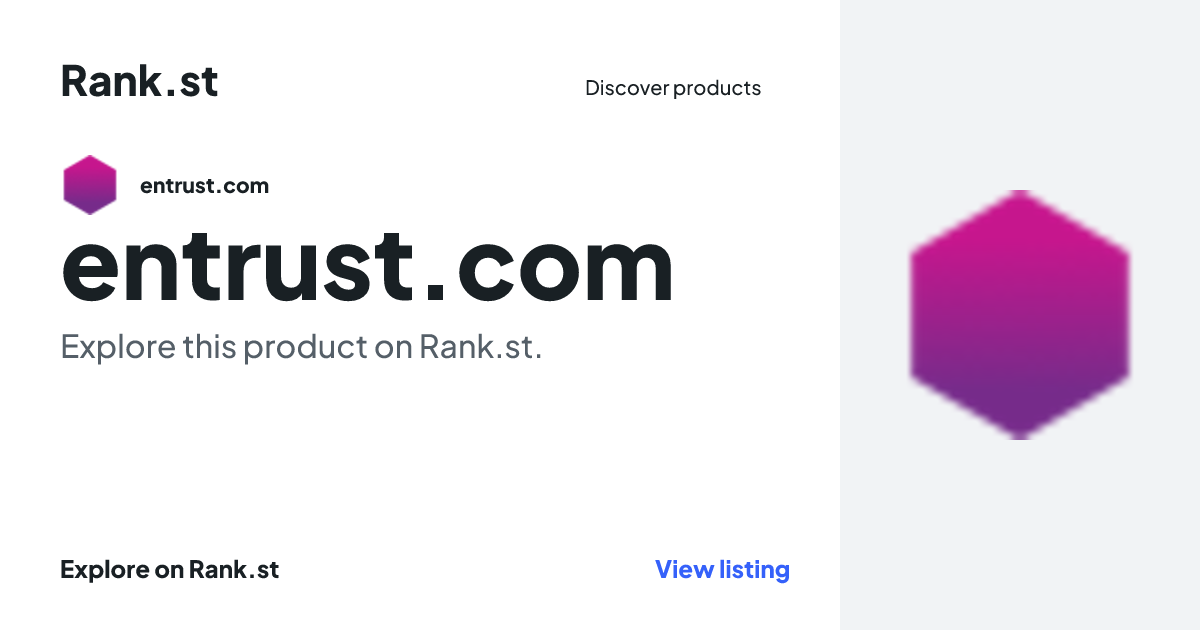 entrust.com social card preview
