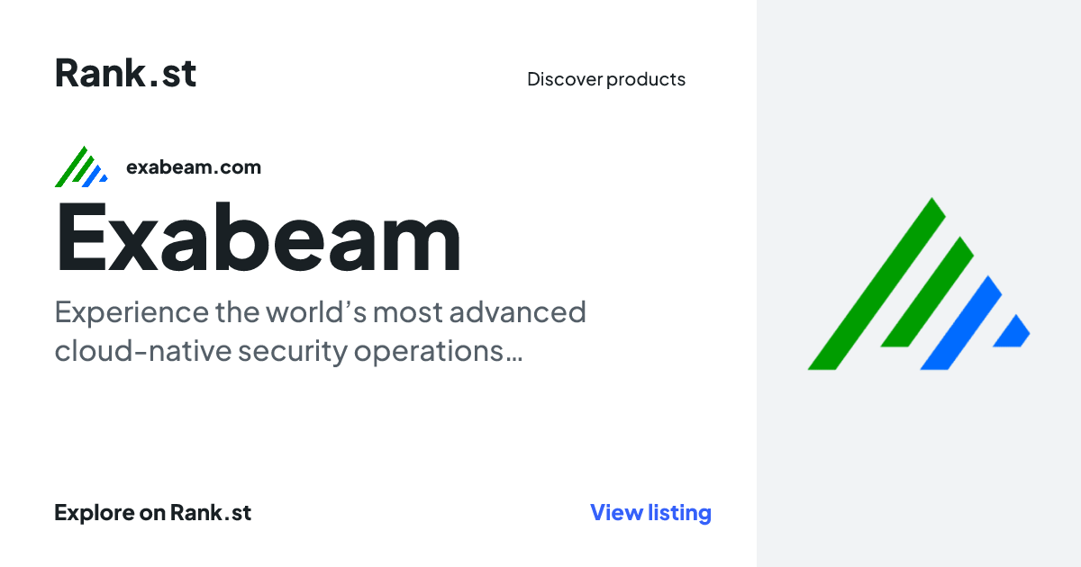 Exabeam social card preview