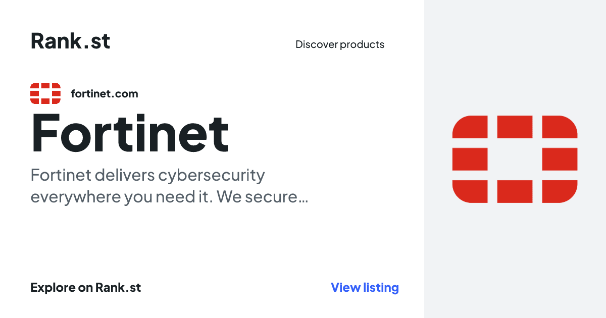 Fortinet social card preview