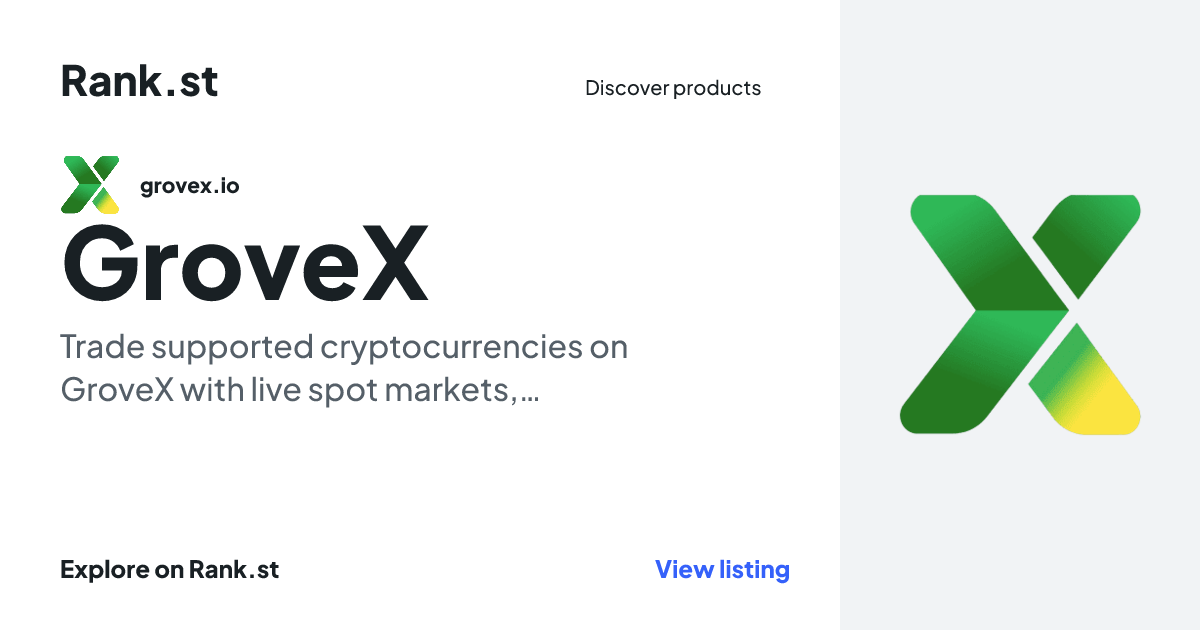 GroveX social card preview