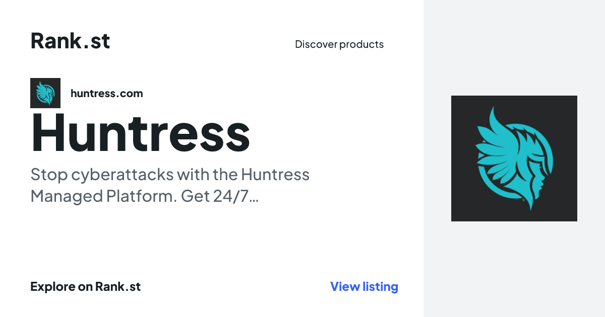 Huntress social card preview