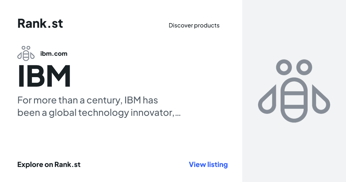 IBM social card preview