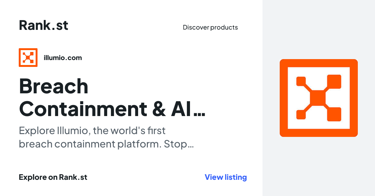 Breach Containment & AI Cloud Detection and Response | Illumio social card preview