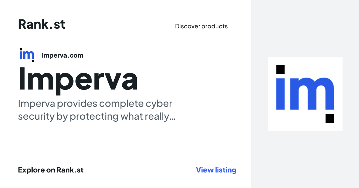 Imperva social card preview