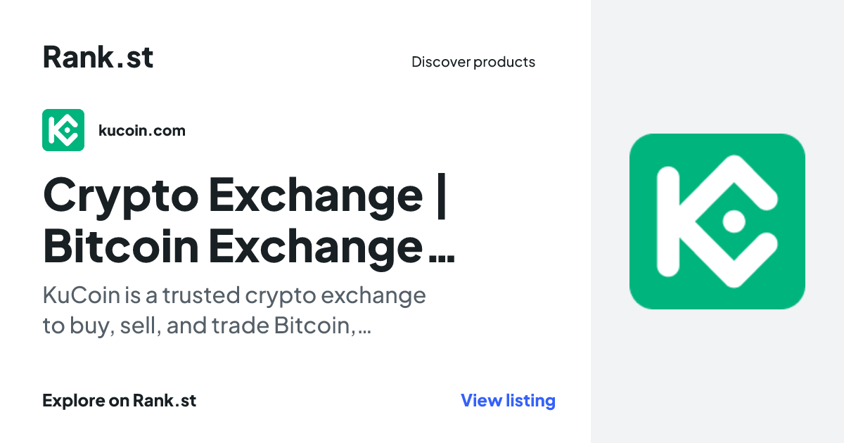Crypto Exchange | Bitcoin Exchange | Bitcoin Trading | KuCoin social card preview