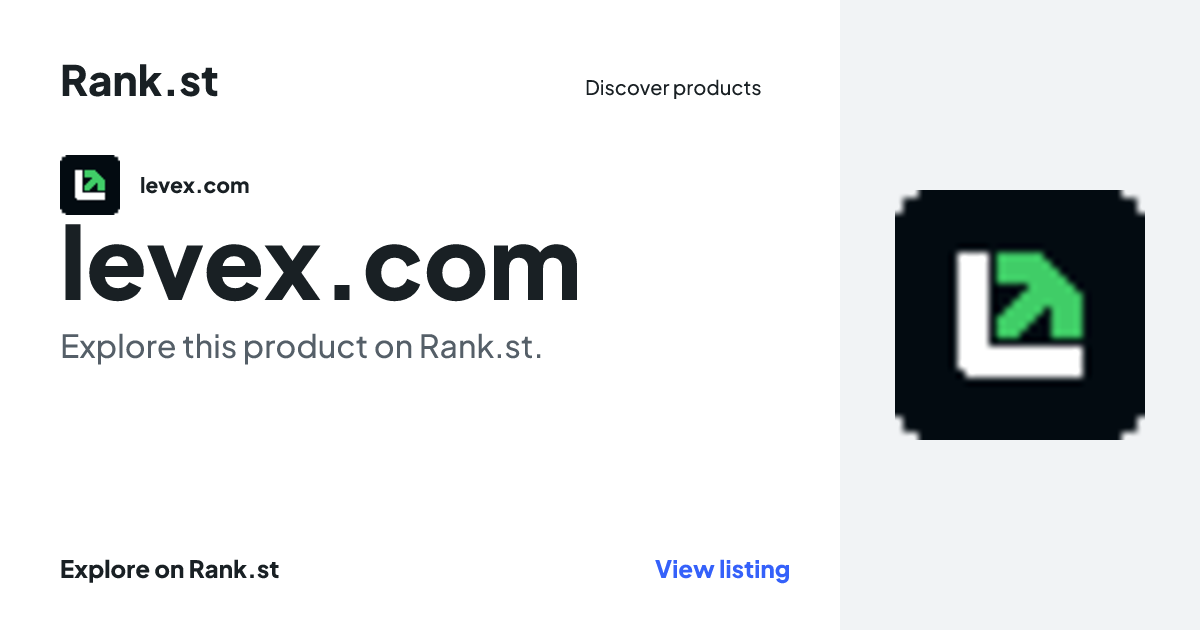 levex.com social card preview