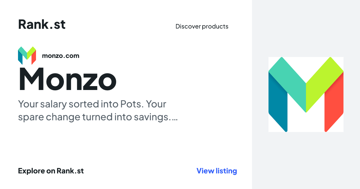 Monzo social card preview