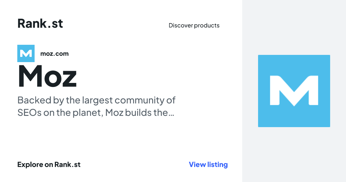 Moz social card preview