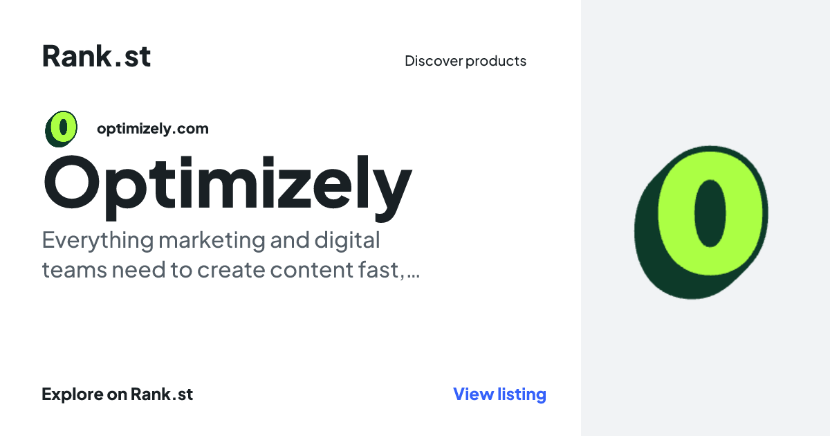 Optimizely social card preview