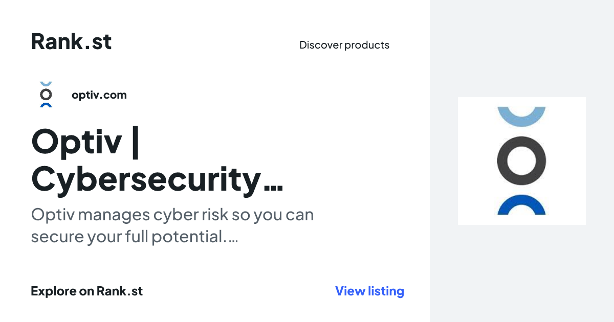Optiv | Cybersecurity Consultants and Solutions social card preview