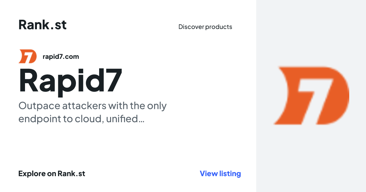 Rapid7 social card preview