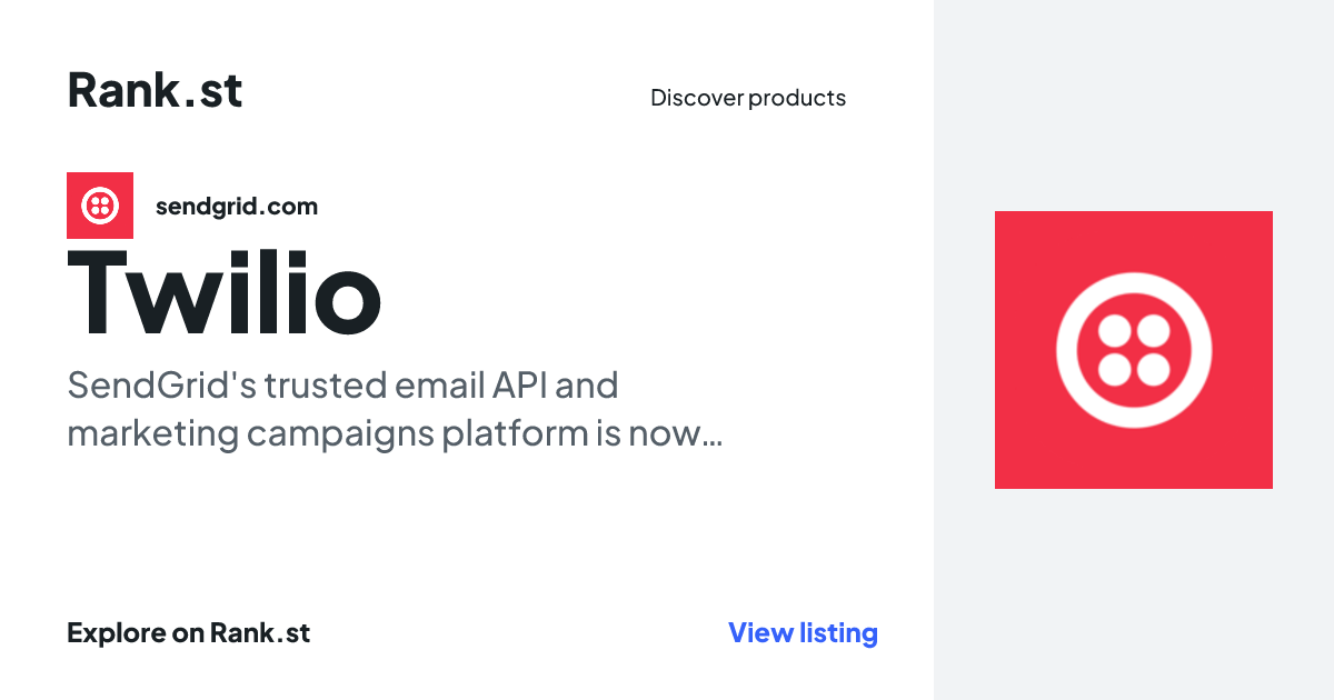 Twilio social card preview