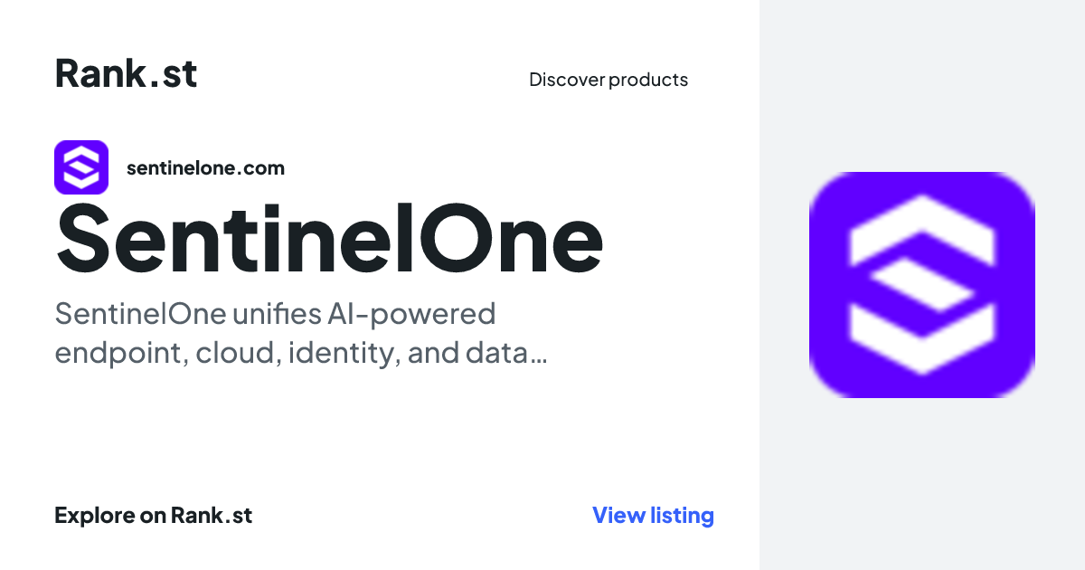 SentinelOne social card preview