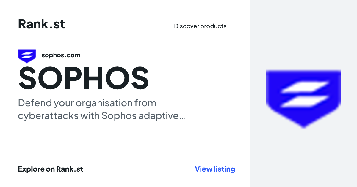 SOPHOS social card preview