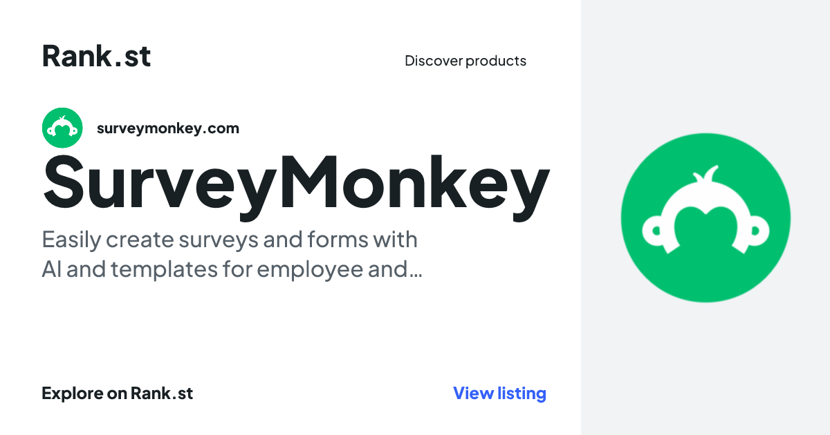 SurveyMonkey social card preview