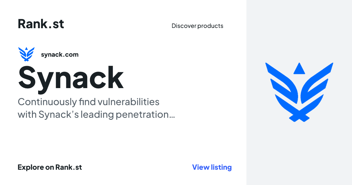 Synack social card preview