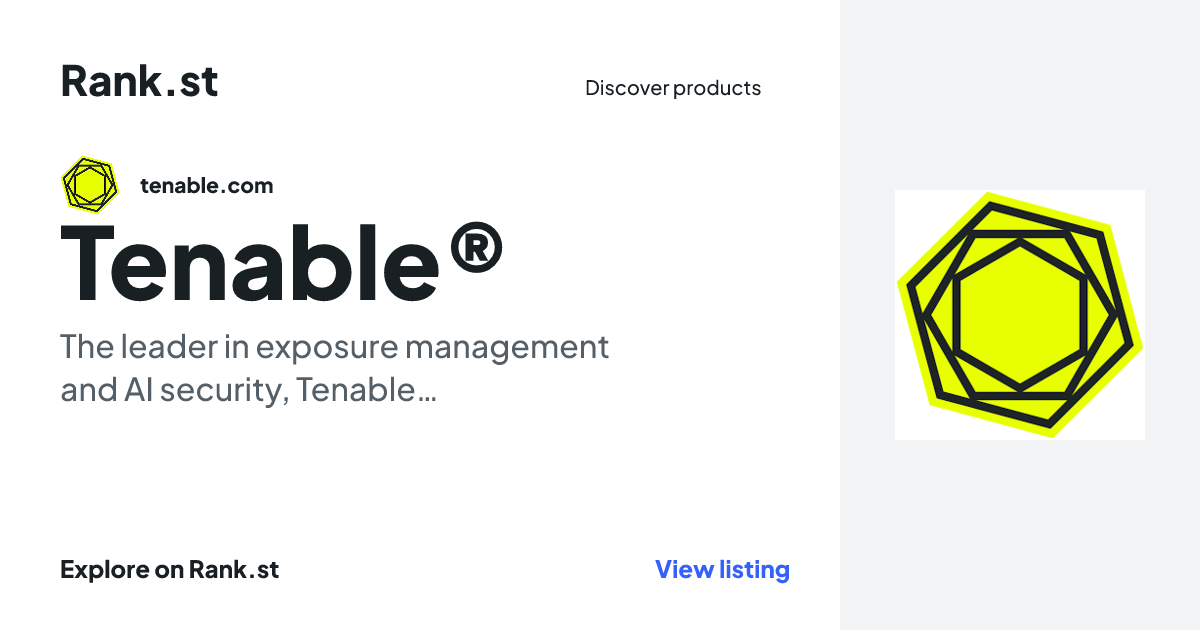 Tenable® social card preview