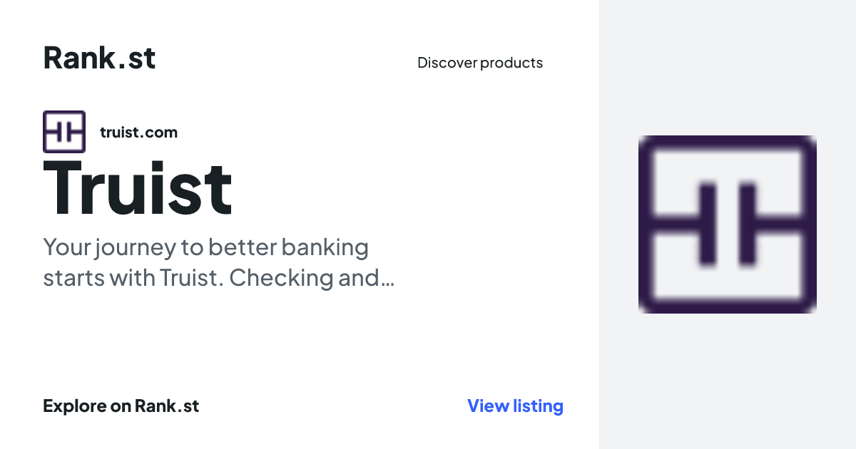 Truist social card preview