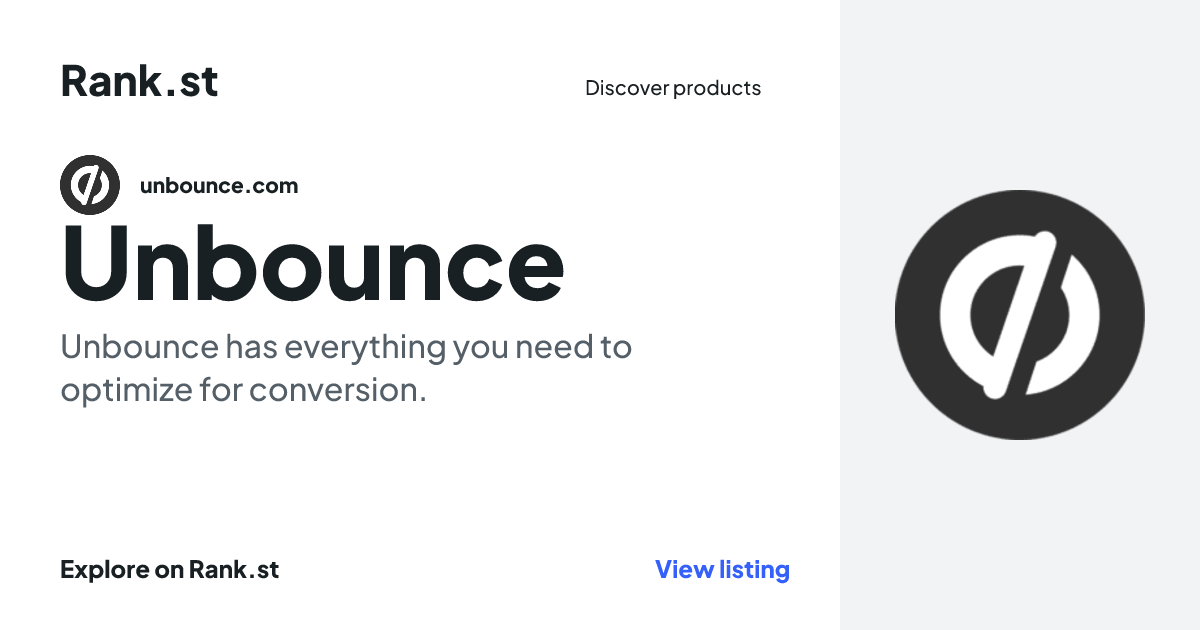 Unbounce social card preview