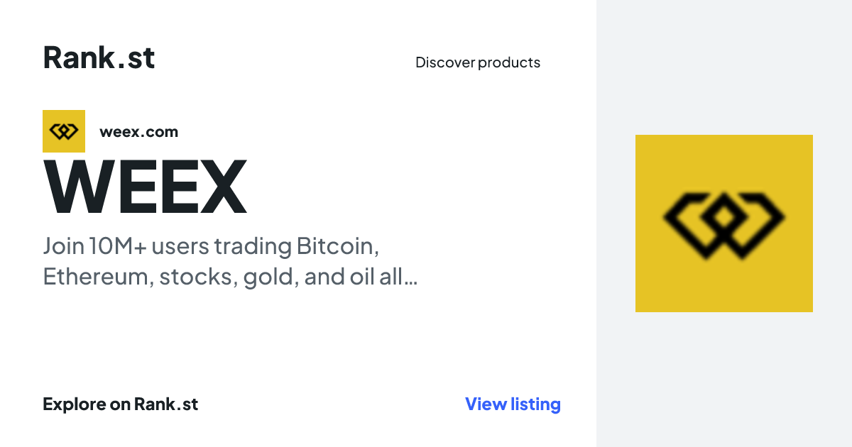 WEEX social card preview