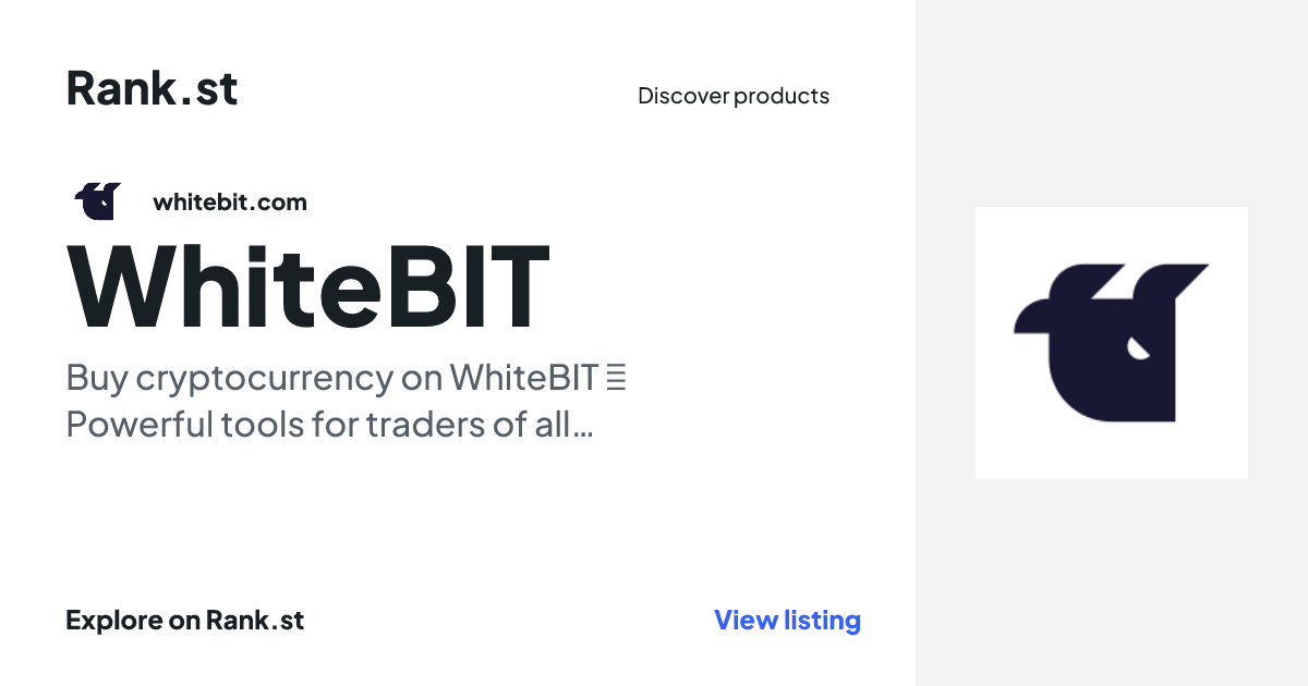 WhiteBIT social card preview